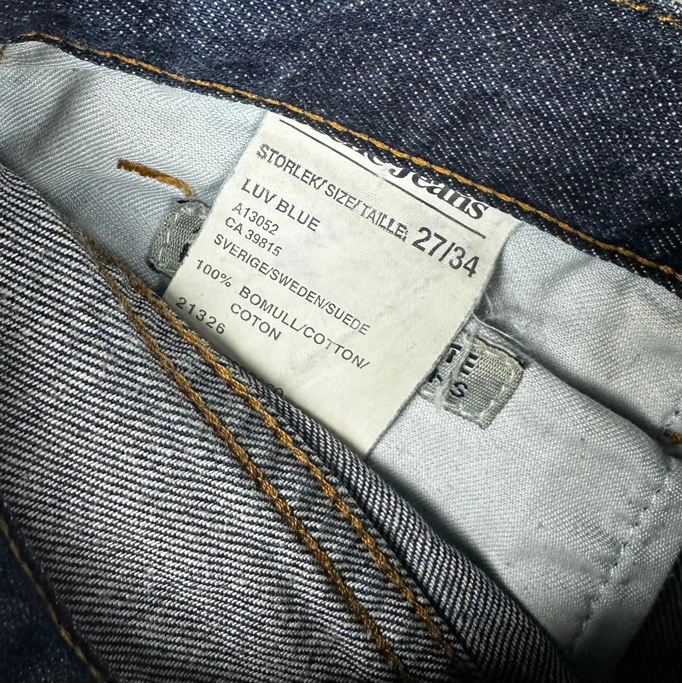 Acne Jeans 'Luv Blue' Classic Bootcut Jeans - Size 27/34