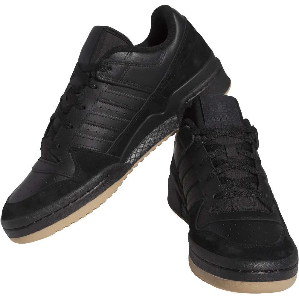 adidas Forum Low CL - Black / Black / Gum