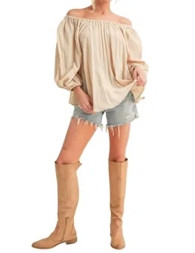 Aemi   Co - Nately Off Shoulder Tunic Dress