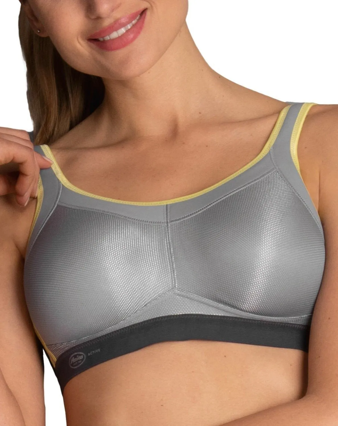 Anita Momentum Sports Bra - Iconic Grey