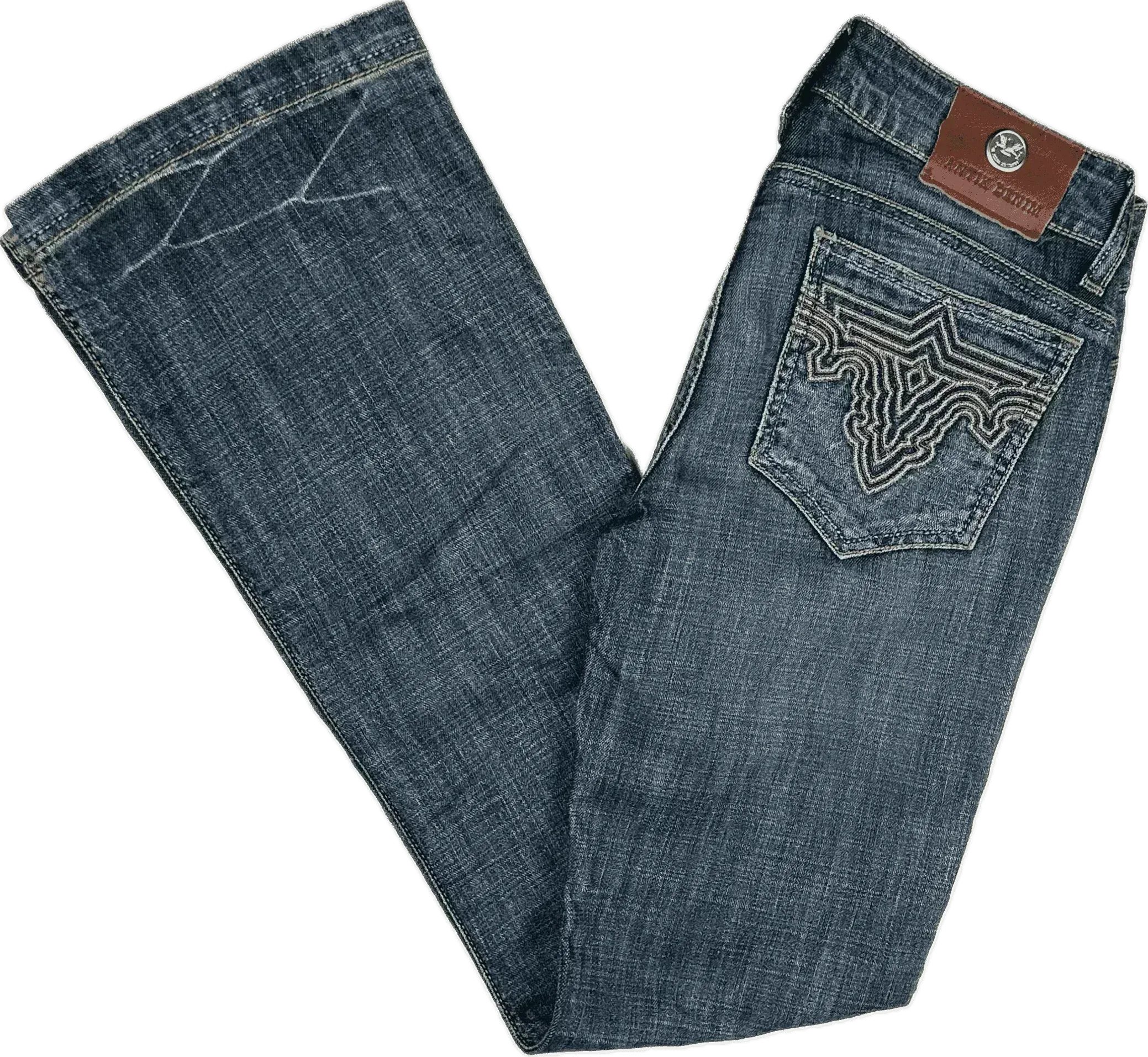 Antik Denim USA Embroidered Pocket Bootcut Jeans- Suit Size 27