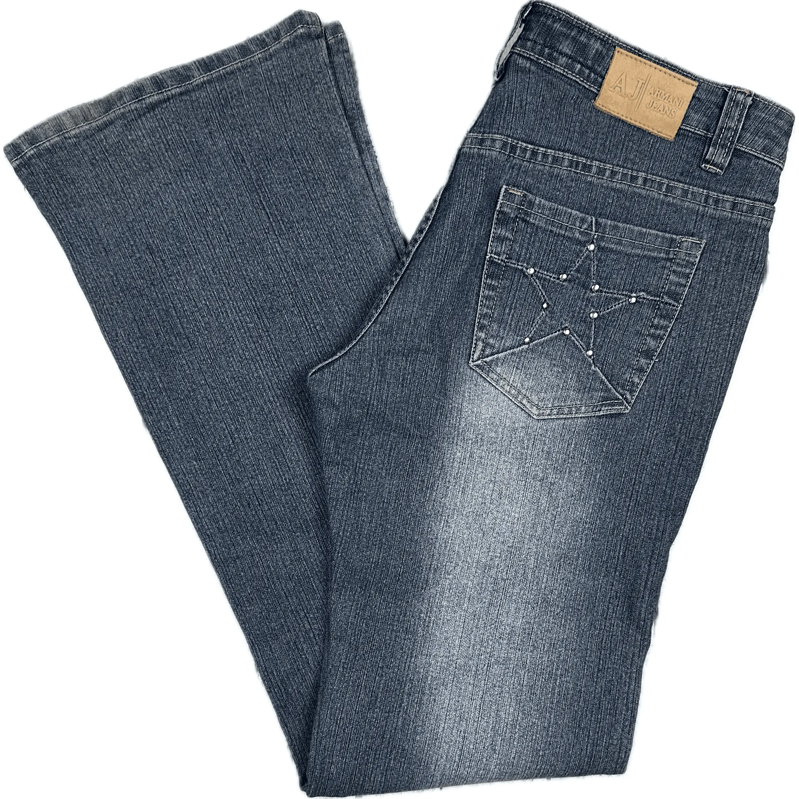 Armani Jeans Bootcut Star Print Jeans -Suit Size 28