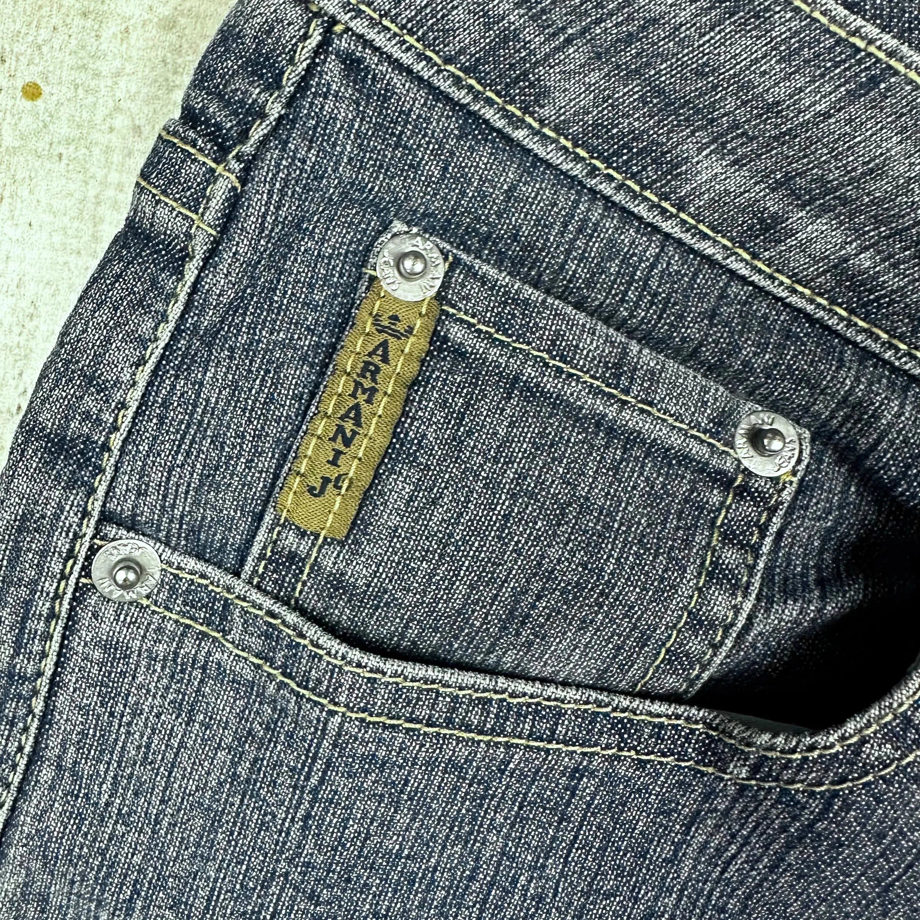 Armani Jeans Bootcut Star Print Jeans -Suit Size 28