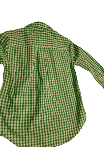Boys green and white CHAPS shirt size 6