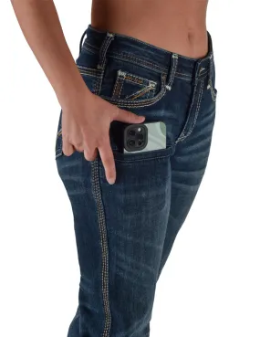 Cowgirl Tuff Rusty Barbed Wire Natural Waist Jean - Rusty Barbed Wire