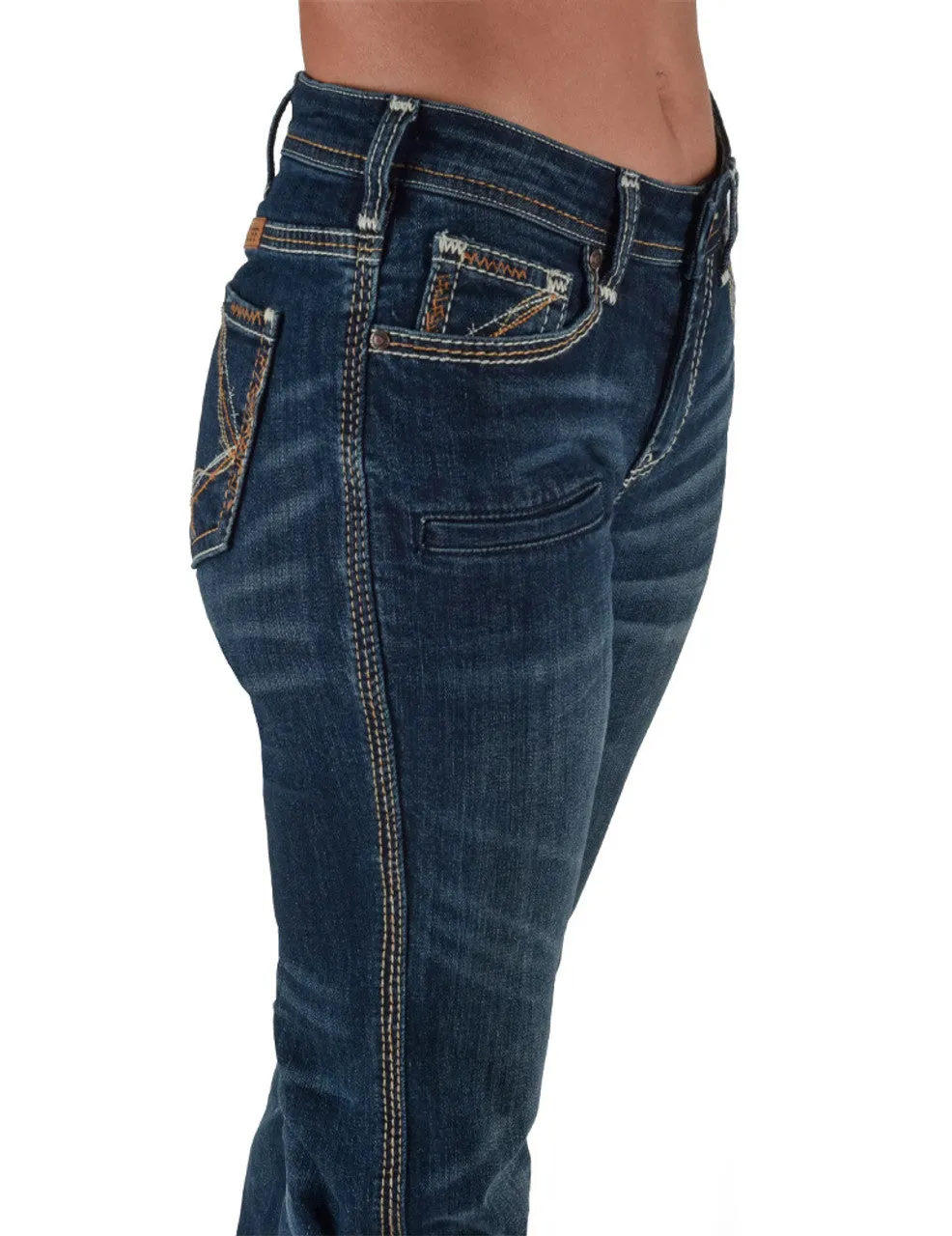 Cowgirl Tuff Rusty Barbed Wire Natural Waist Jean - Rusty Barbed Wire