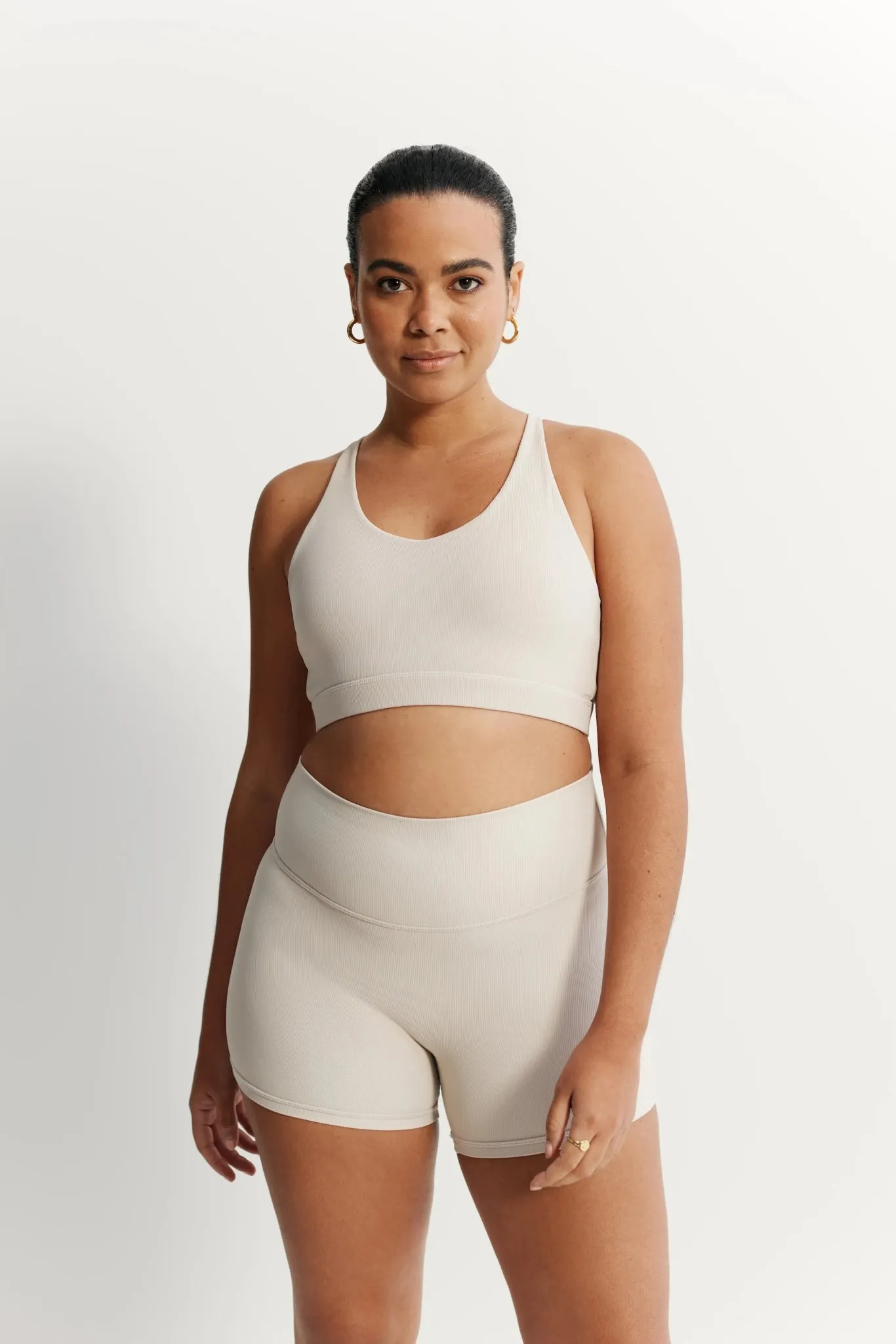 EcoRib Cross Back Sports Bra