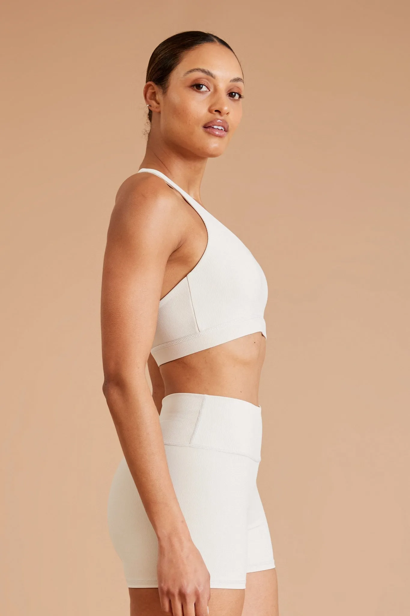 EcoRib Cross Back Sports Bra