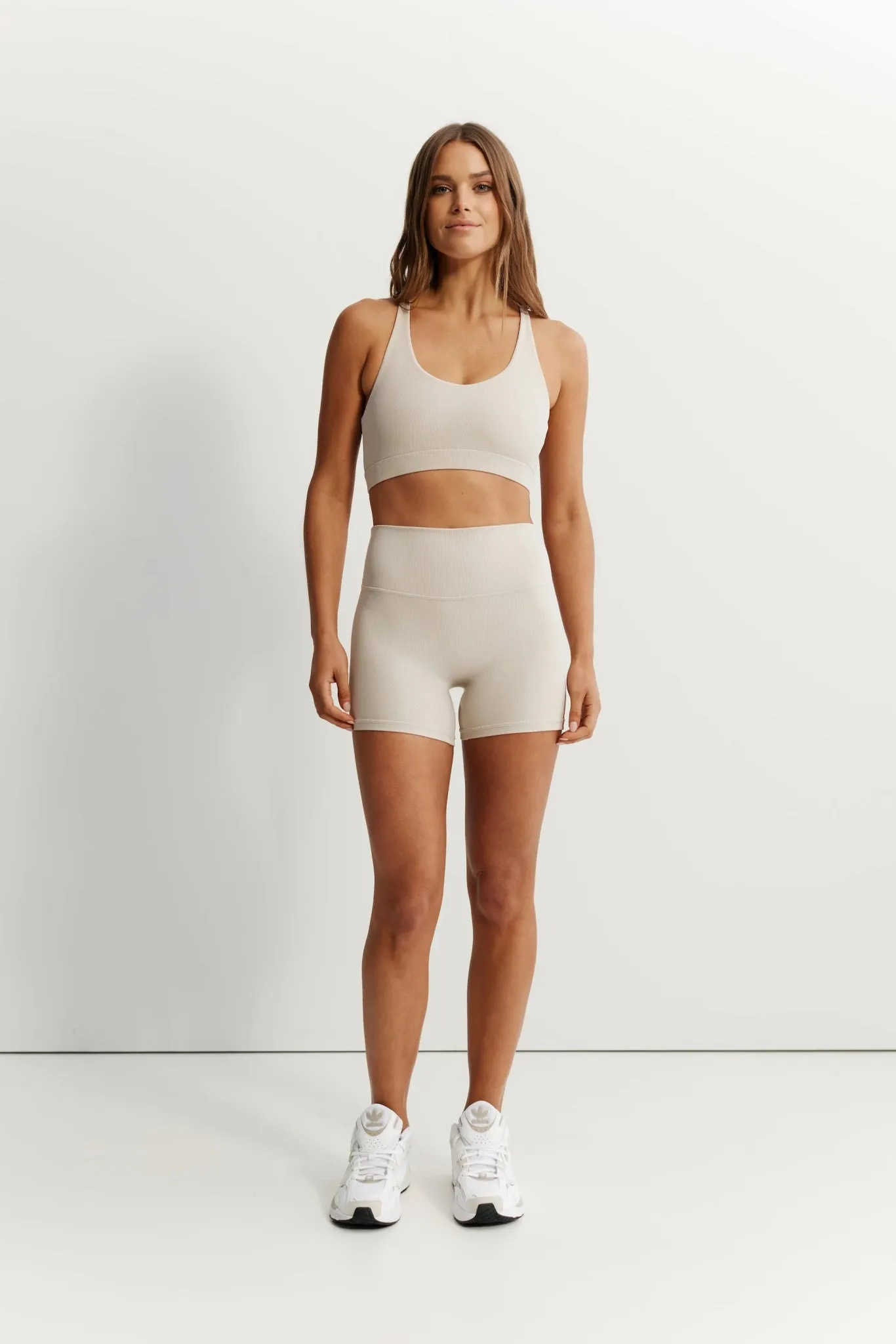 EcoRib Cross Back Sports Bra
