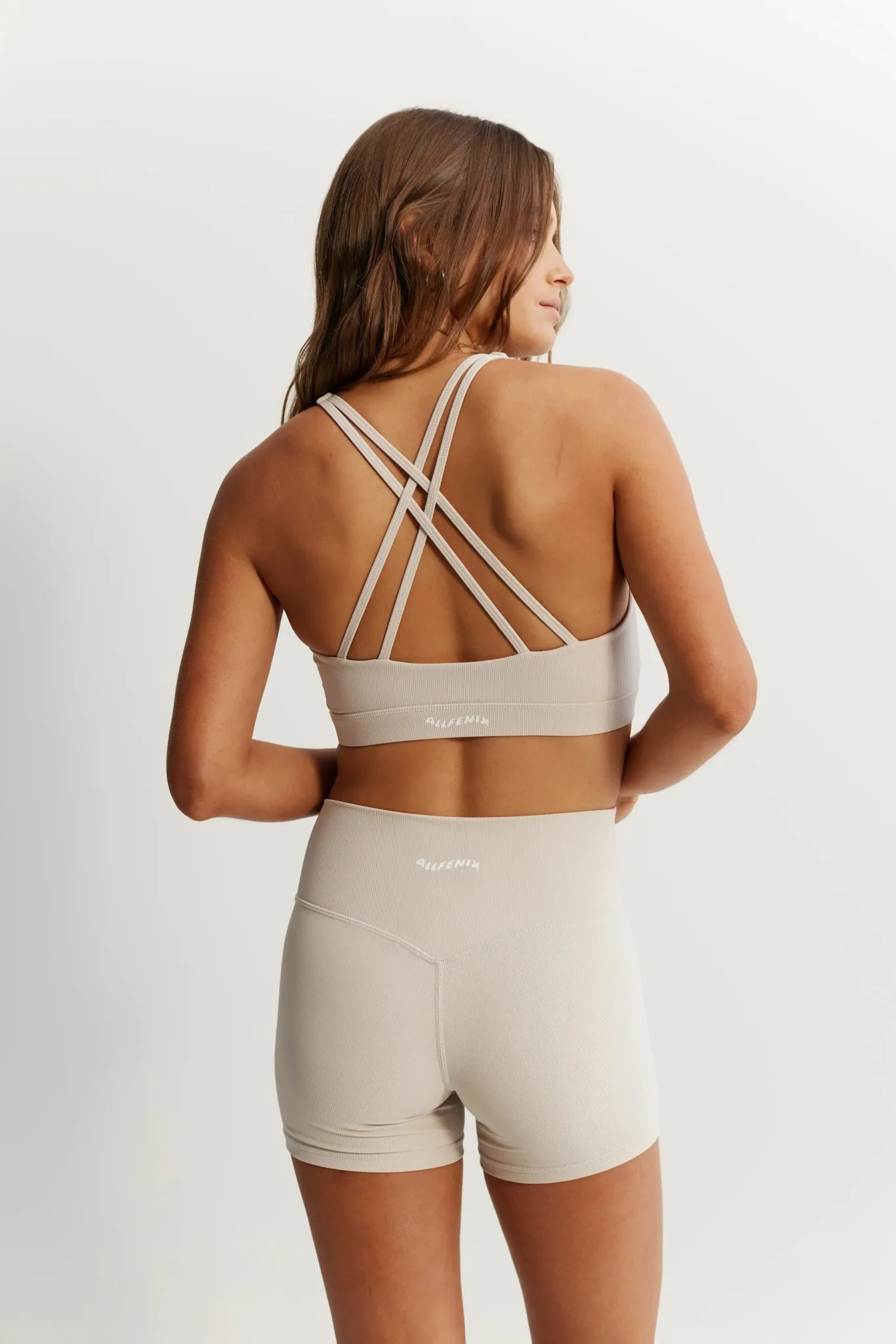 EcoRib Cross Back Sports Bra