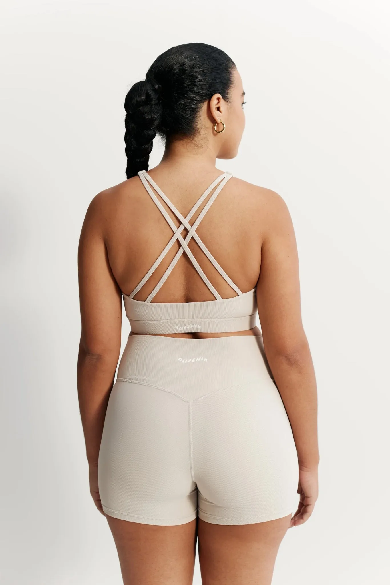 EcoRib Cross Back Sports Bra