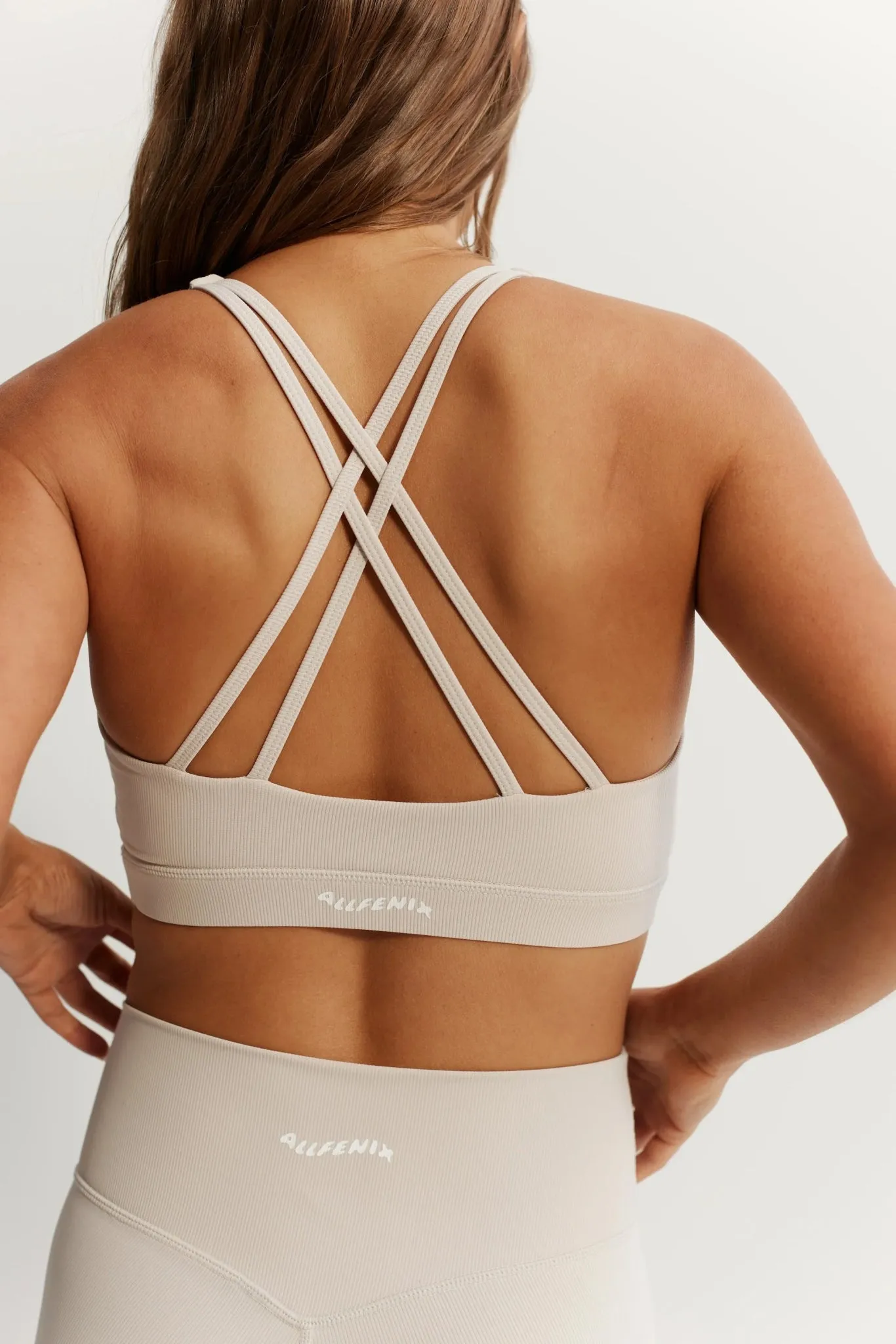EcoRib Cross Back Sports Bra