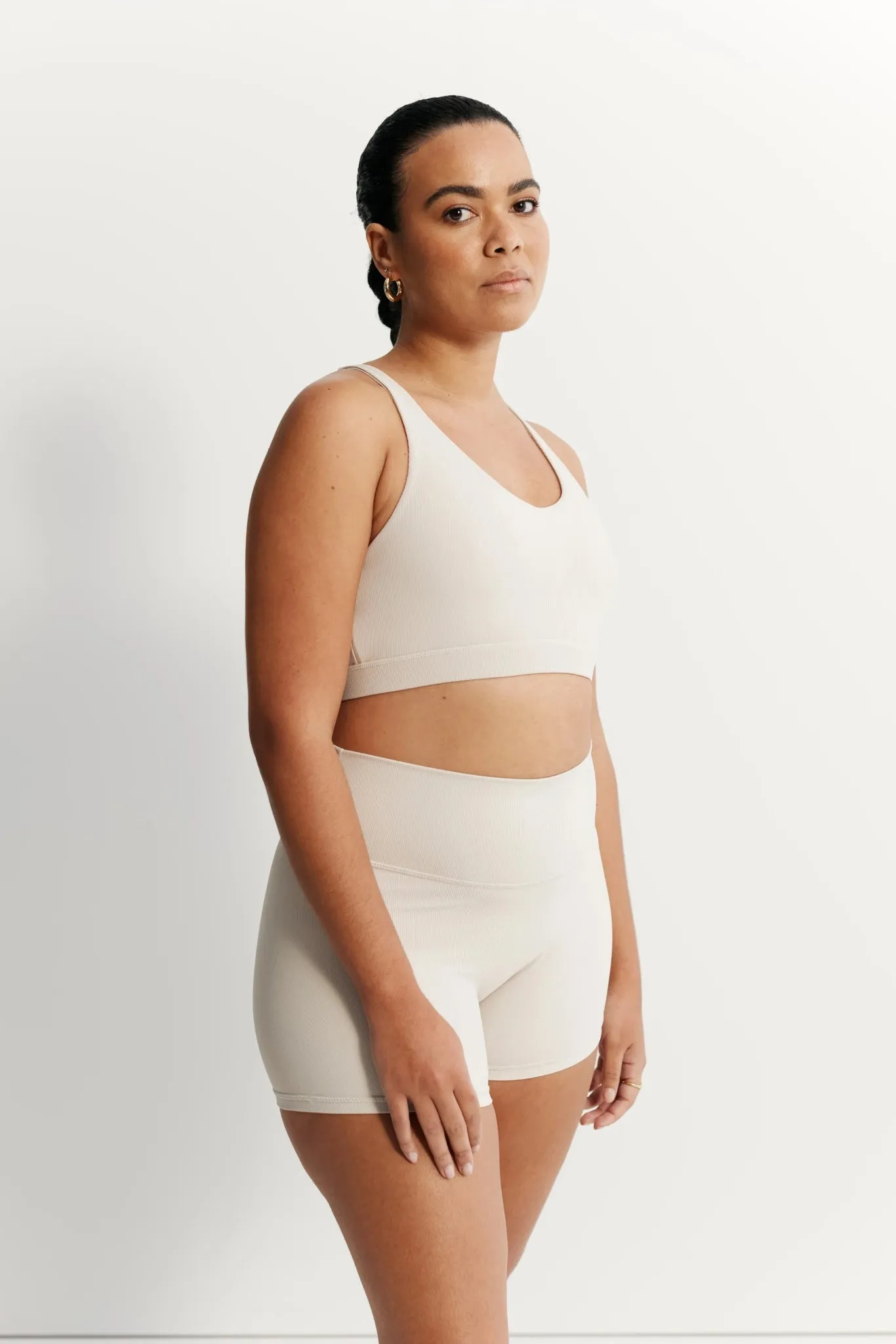 EcoRib Cross Back Sports Bra