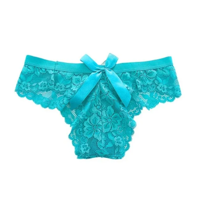 Flexibility Solid Color Transparent Panties