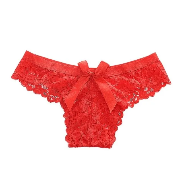 Flexibility Solid Color Transparent Panties