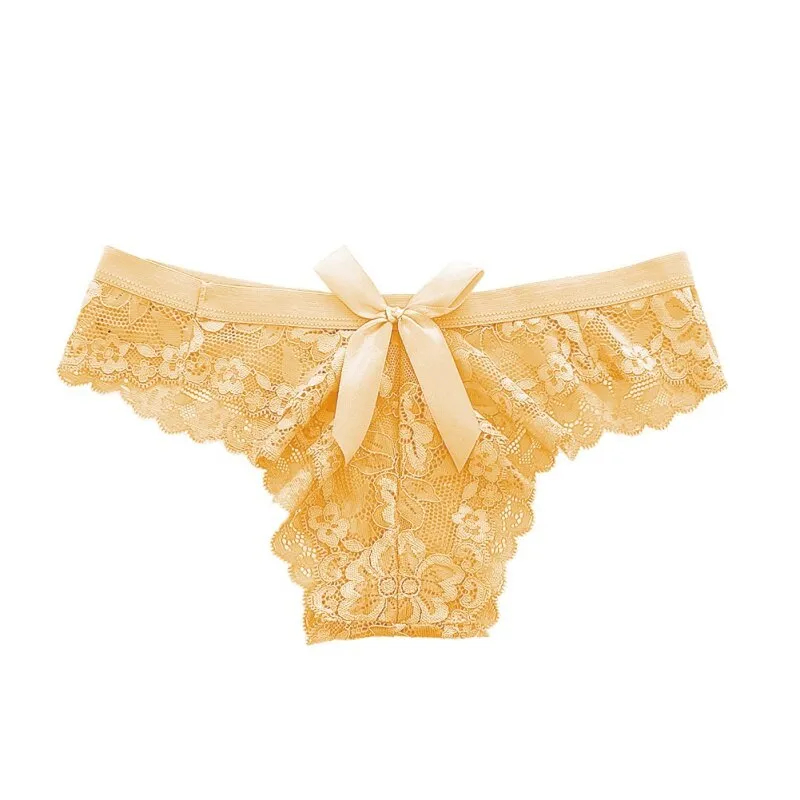 Flexibility Solid Color Transparent Panties