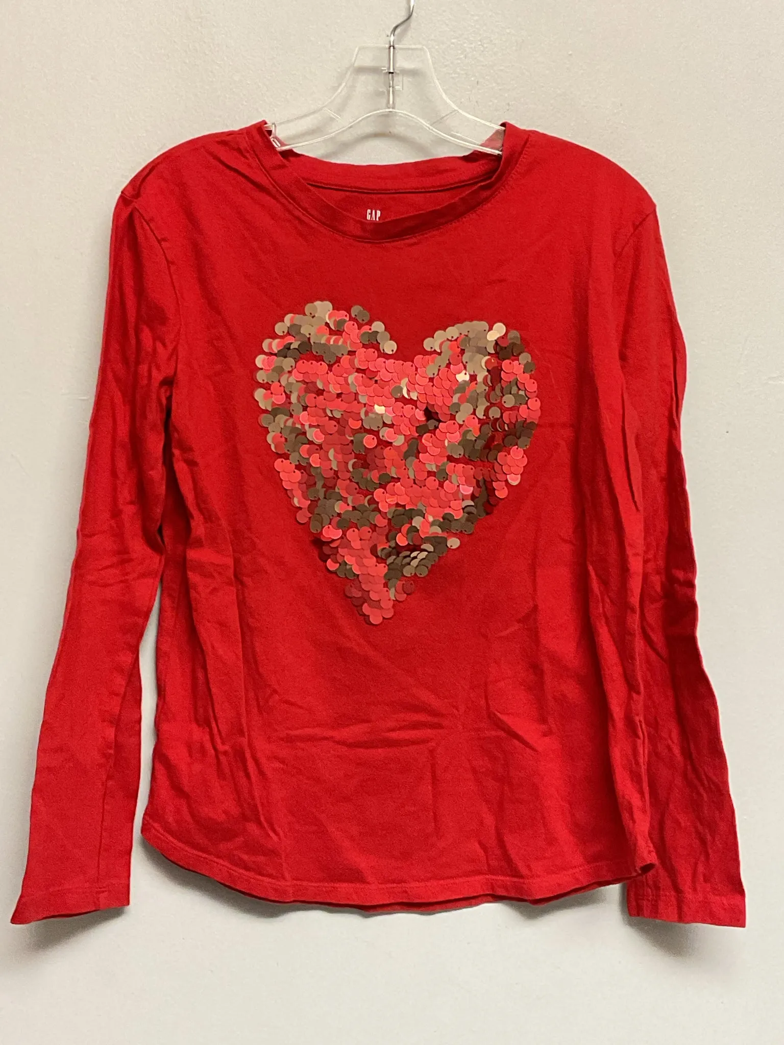 Gap Size 12 Red Cotton Big Girls Tees/Polos/Tunics