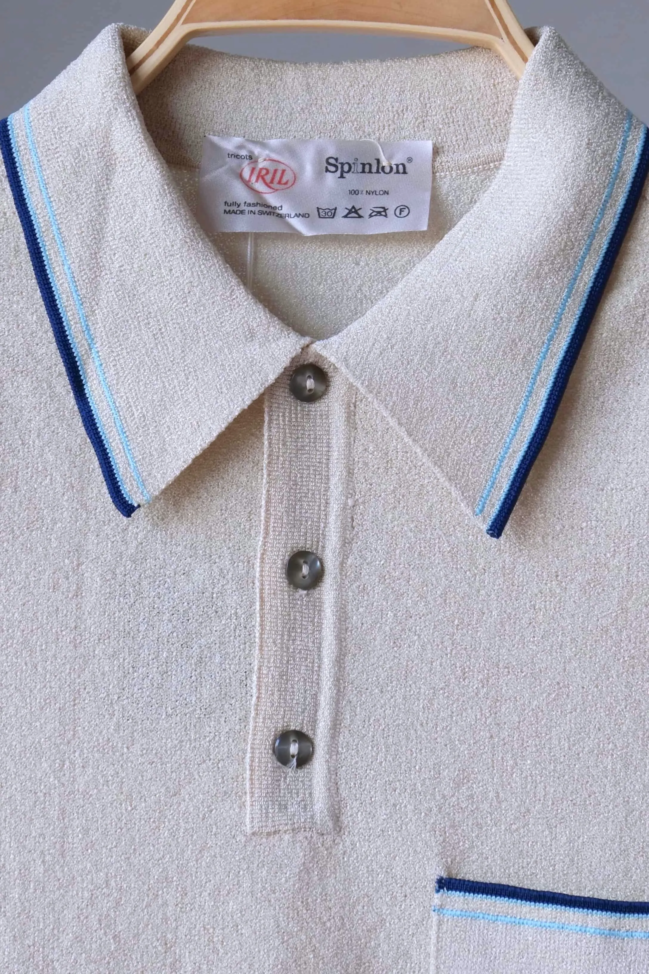 IRIL 70s Knit Mousse Polo Shirt