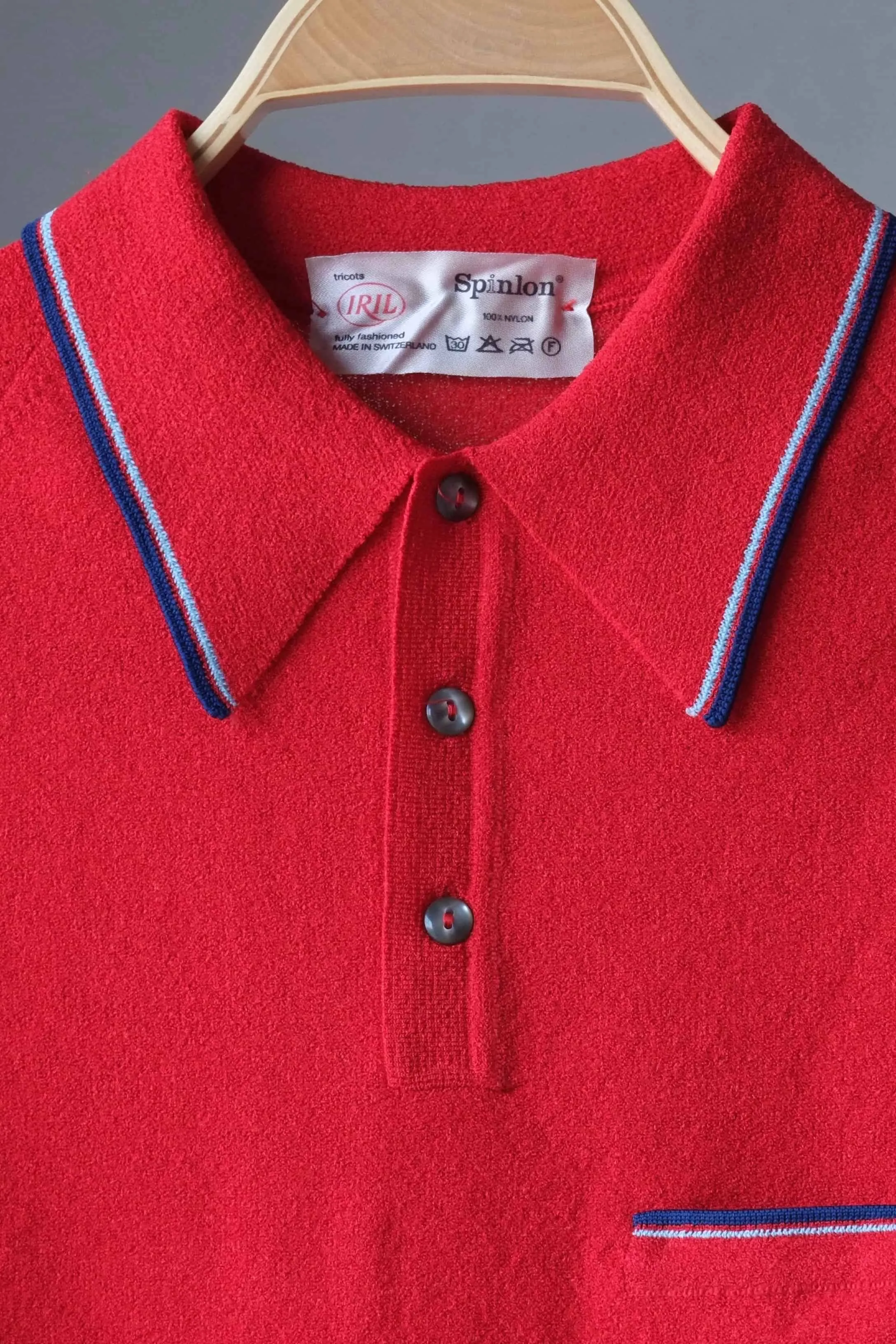 IRIL 70s Knit Mousse Polo Shirt