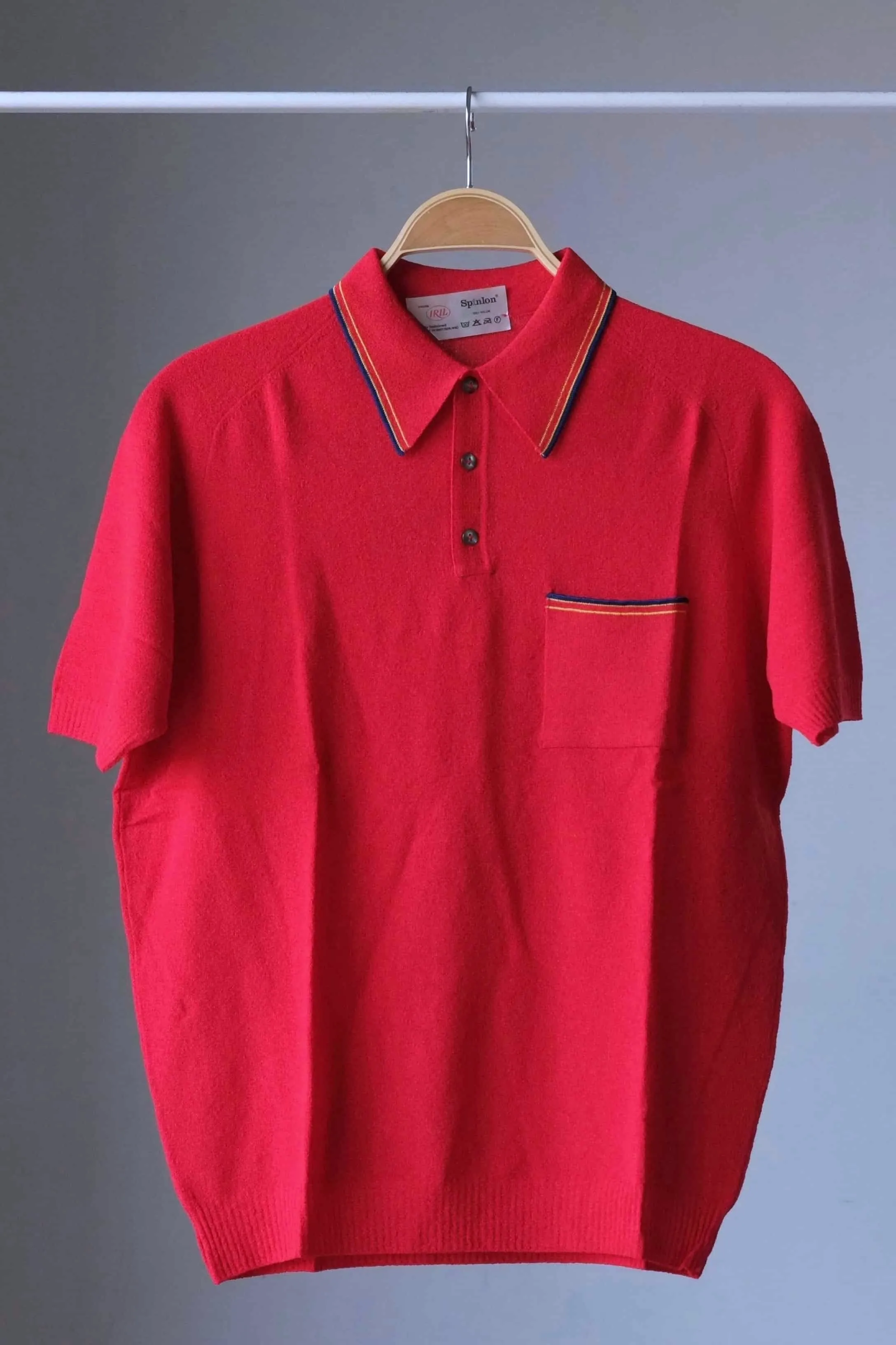 IRIL 70s Knit Mousse Polo Shirt