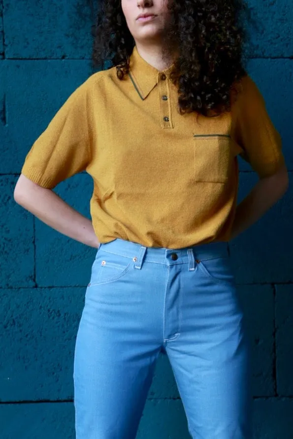 IRIL 70s Knit Mousse Polo Shirt