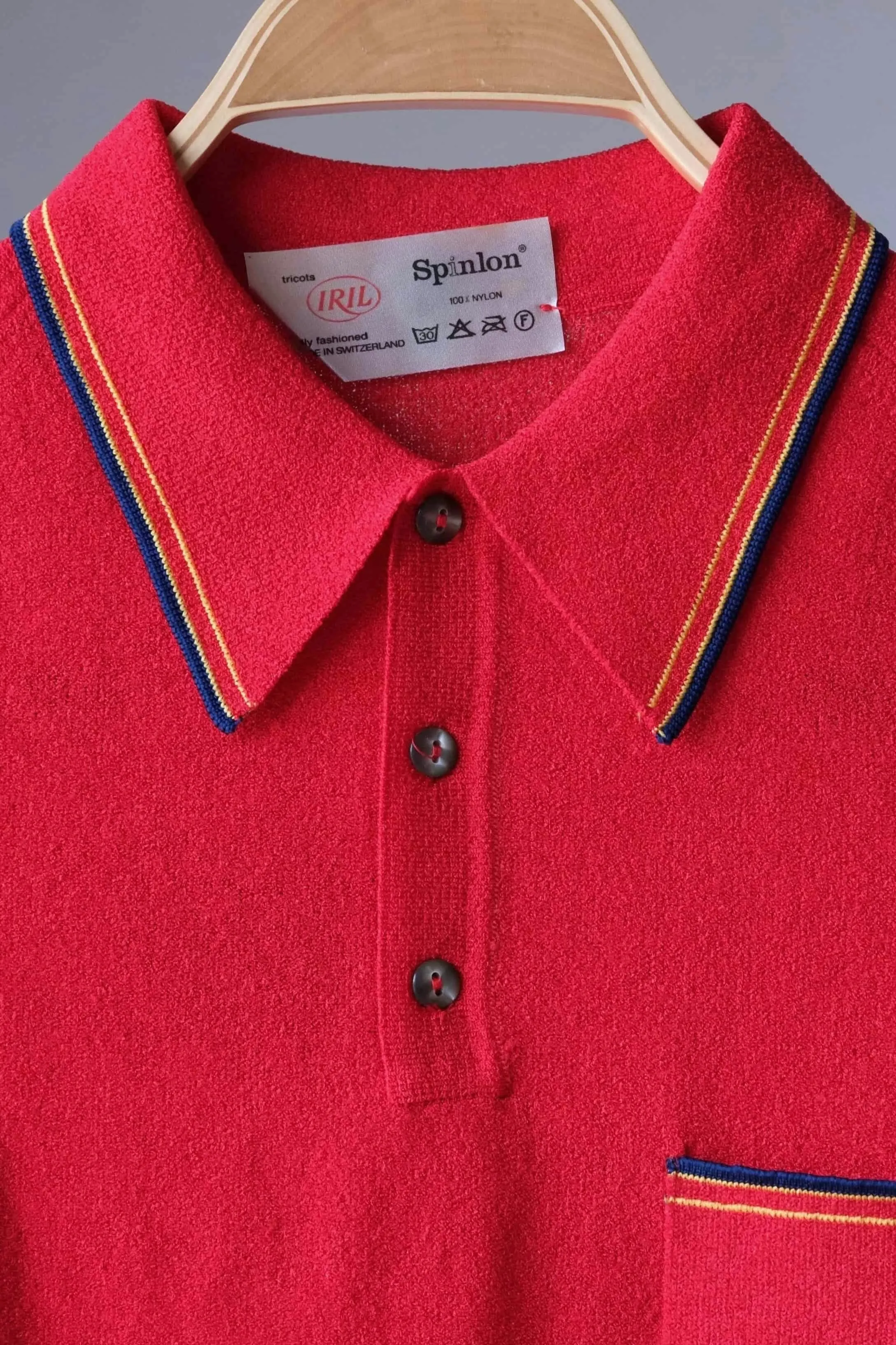 IRIL 70s Knit Mousse Polo Shirt
