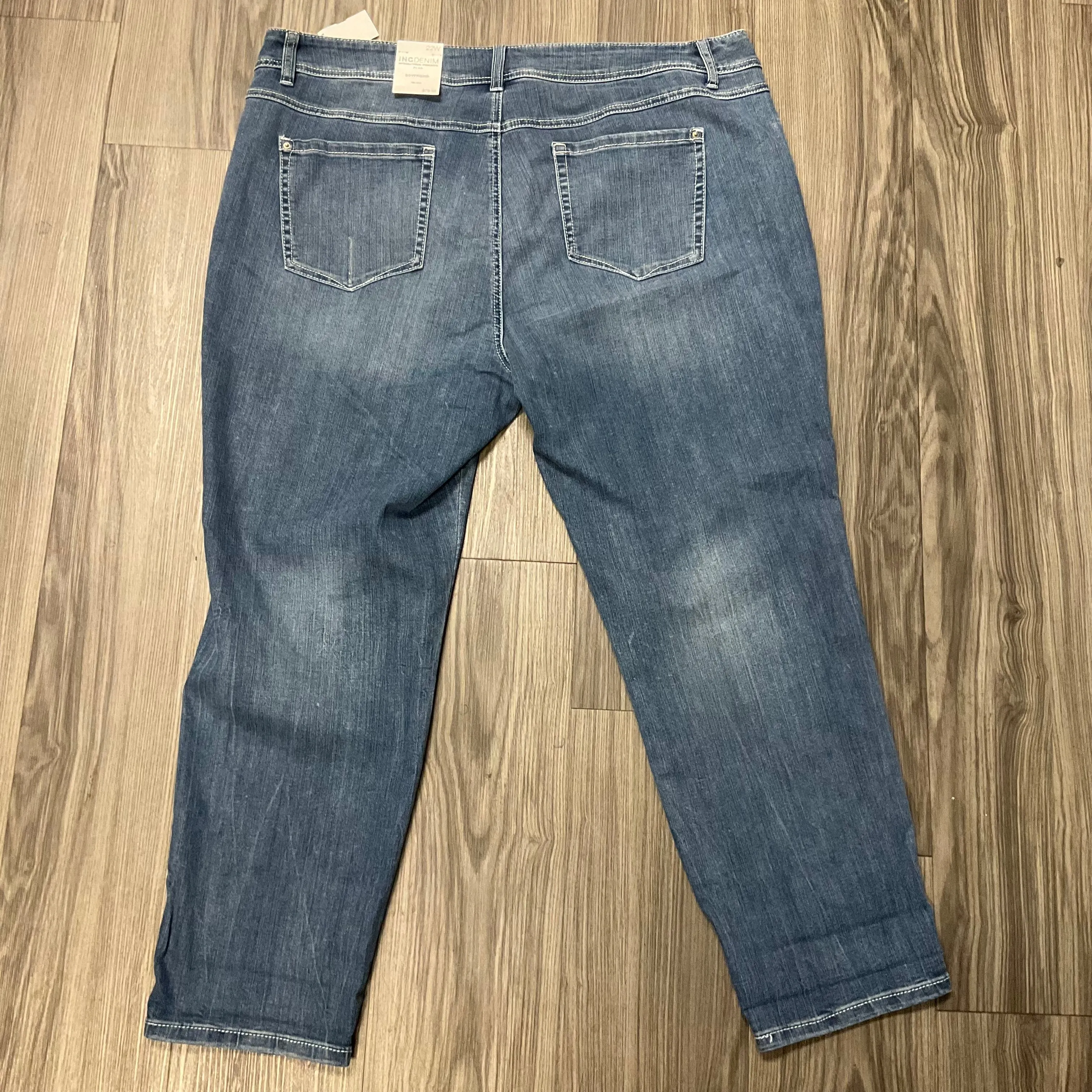 Jeans Boyfriend By Inc In Blue Denim, Size: 22
