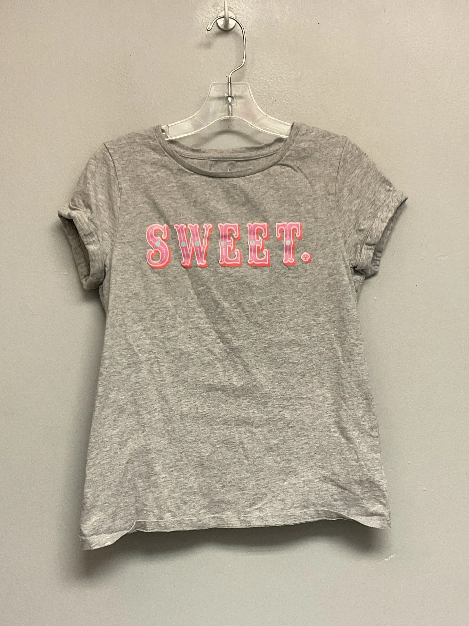 Kate Spade Size 14 Gray Cotton Big Girls Tees/Polos/Tunics