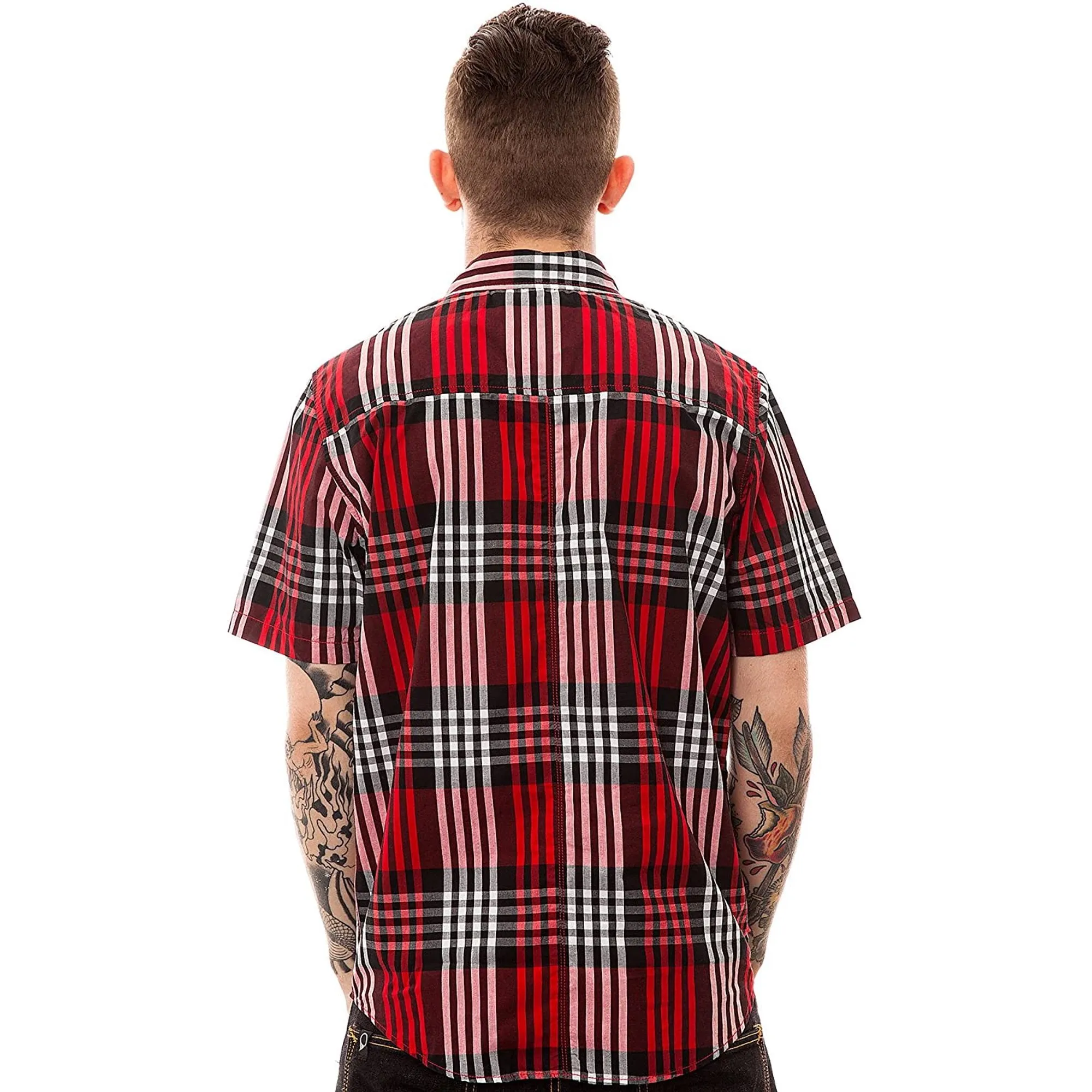 LRG El Capitan Woven Men's Button Up Short-Sleeve Shirts (Brand New)
