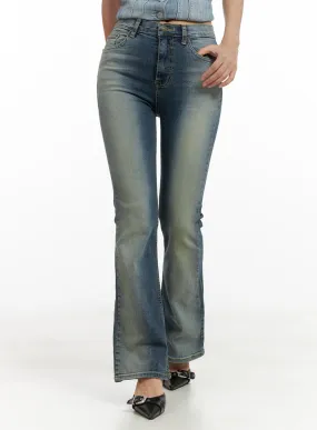 Mia Slim Washed Bootcut Jeans CL431