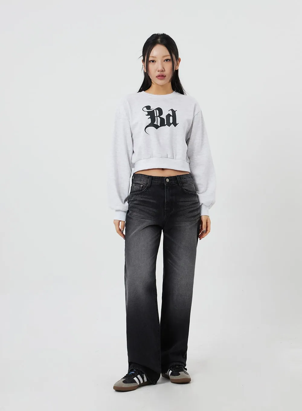 Mid-Rise Bootcut Jeans CF327