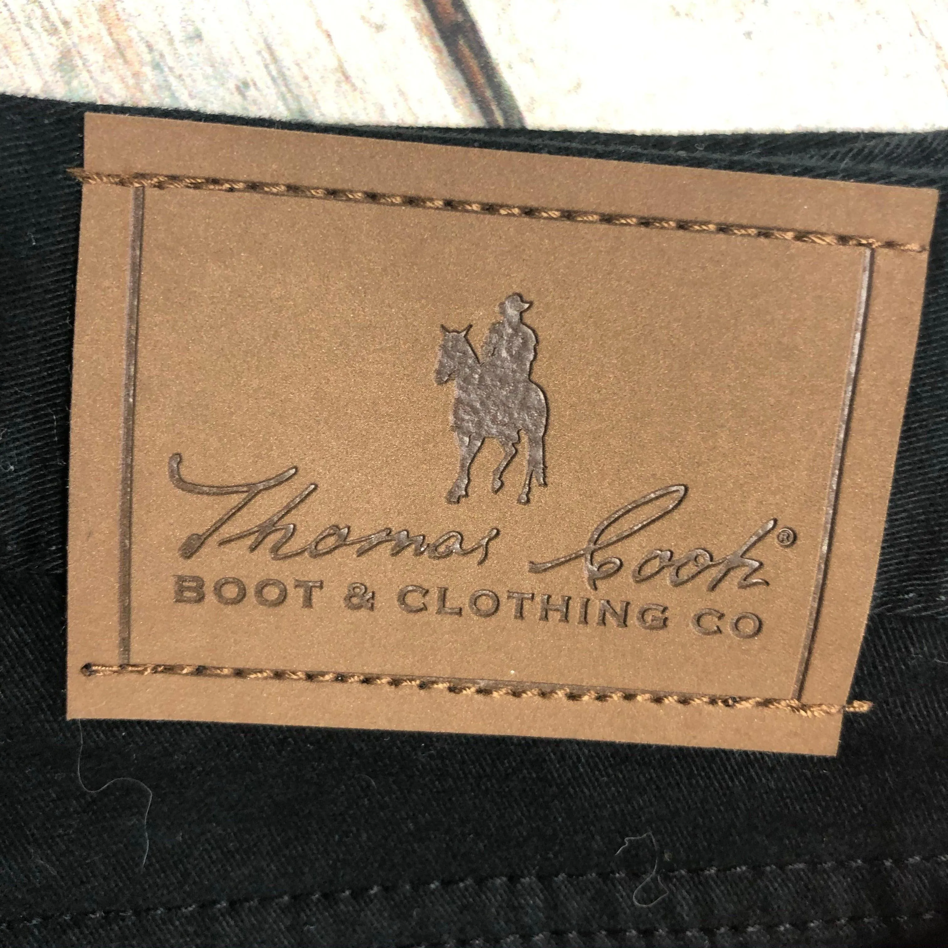 NWT- Thomas Cook Ladies Black Bootcut Stretch Jeans- Size 10