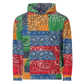 Paisley Bandana Unisex Hoodie