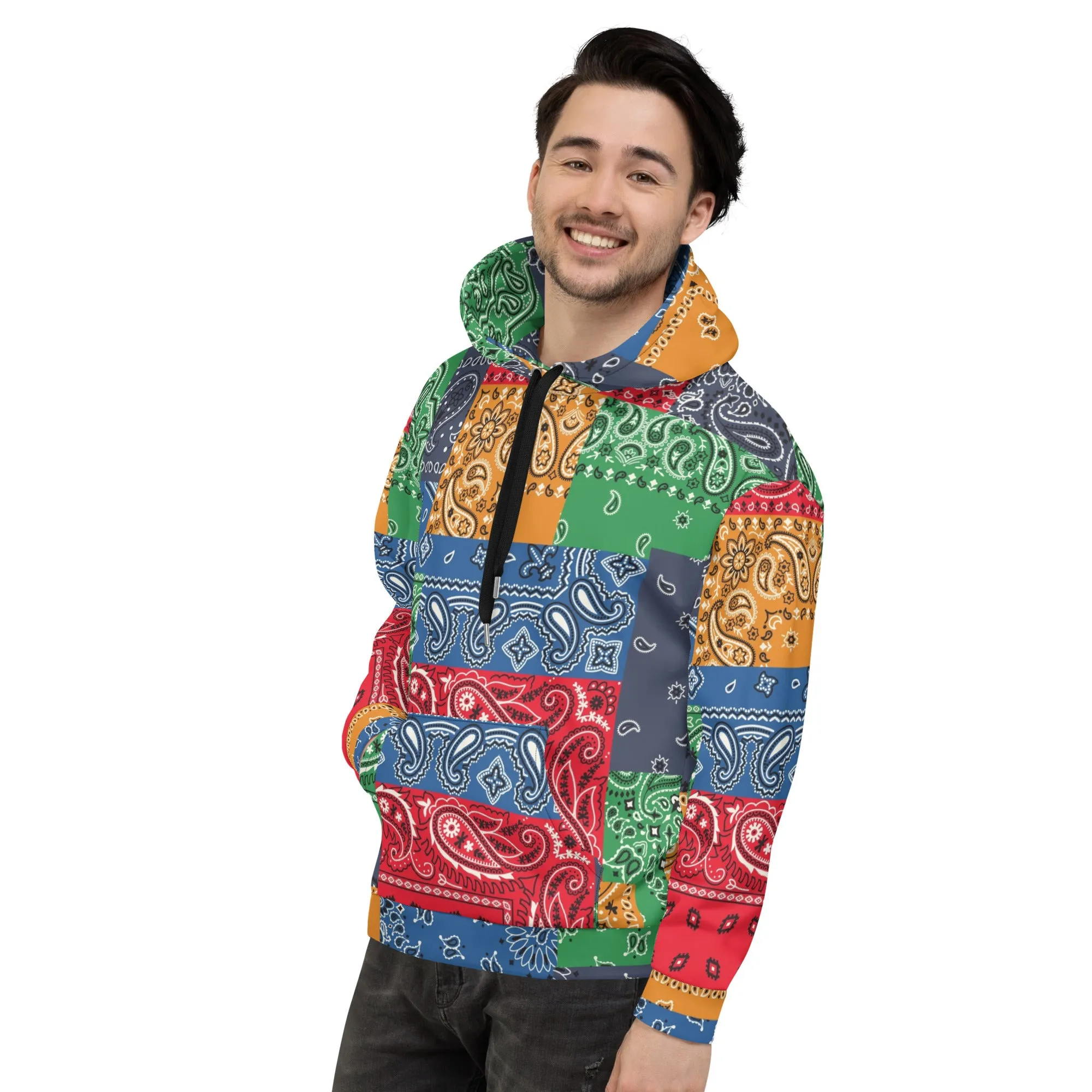 Paisley Bandana Unisex Hoodie
