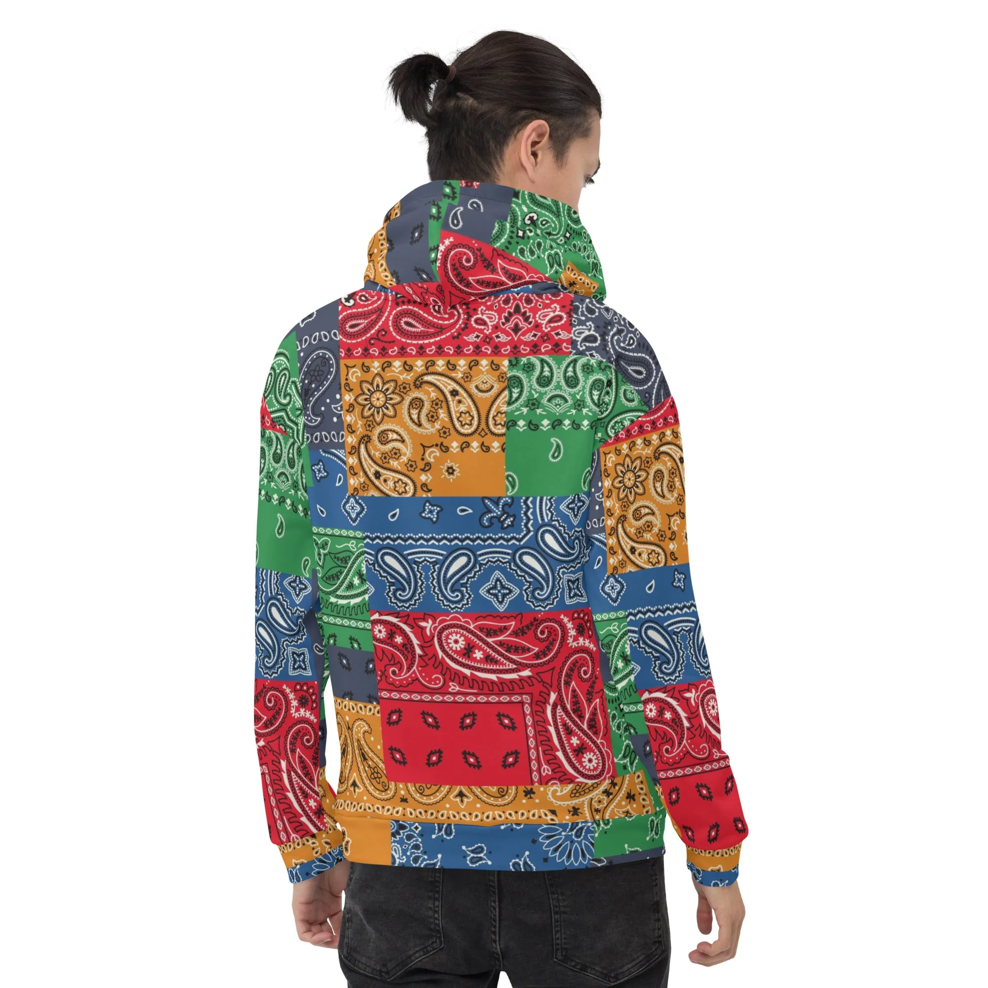 Paisley Bandana Unisex Hoodie