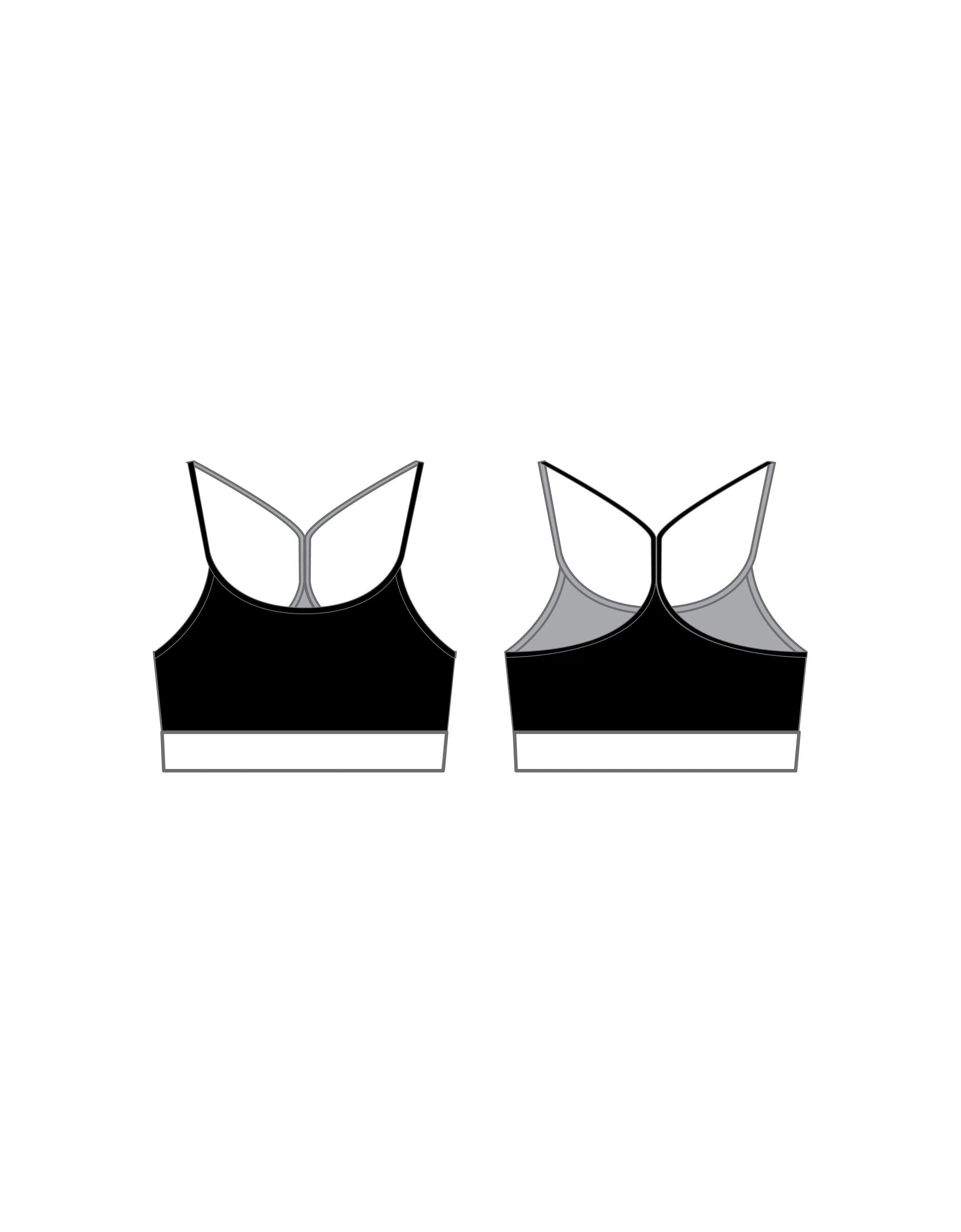 Sleek Popcolour Racer Strap Crop