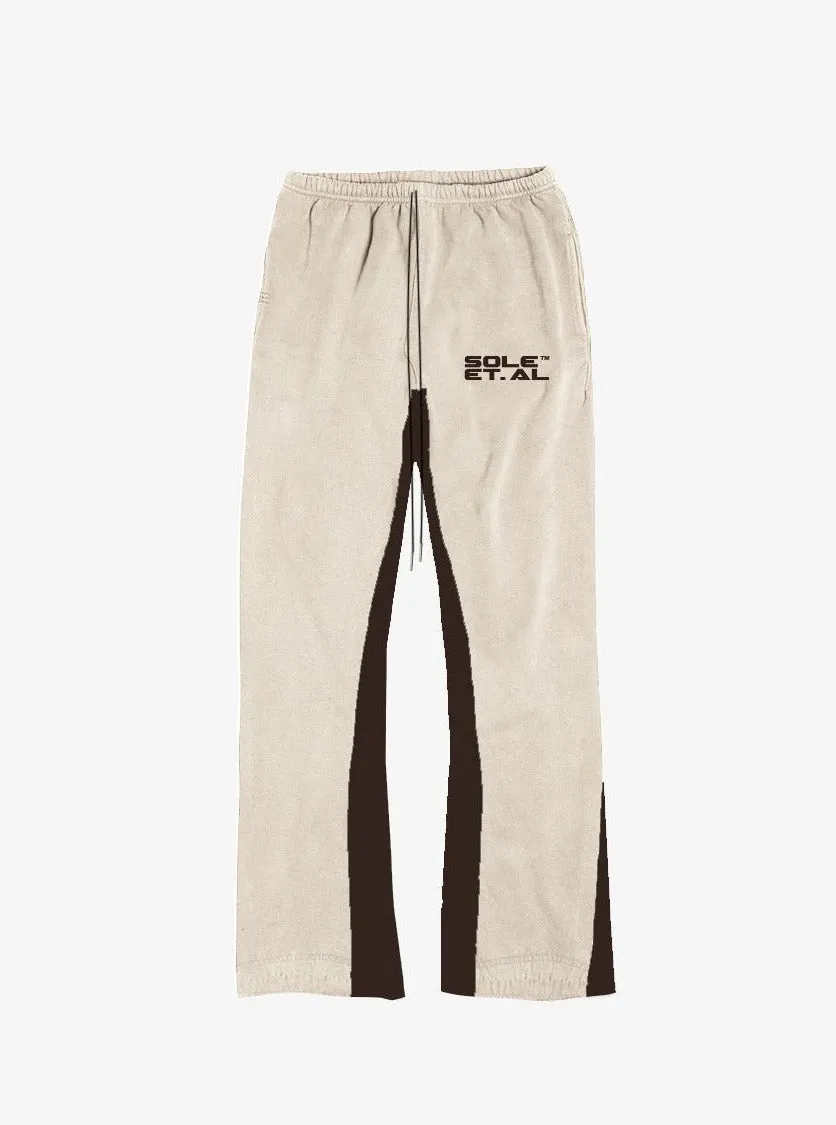 Sole et. Al Modern-Earth Flared Tracksuit : Sand
